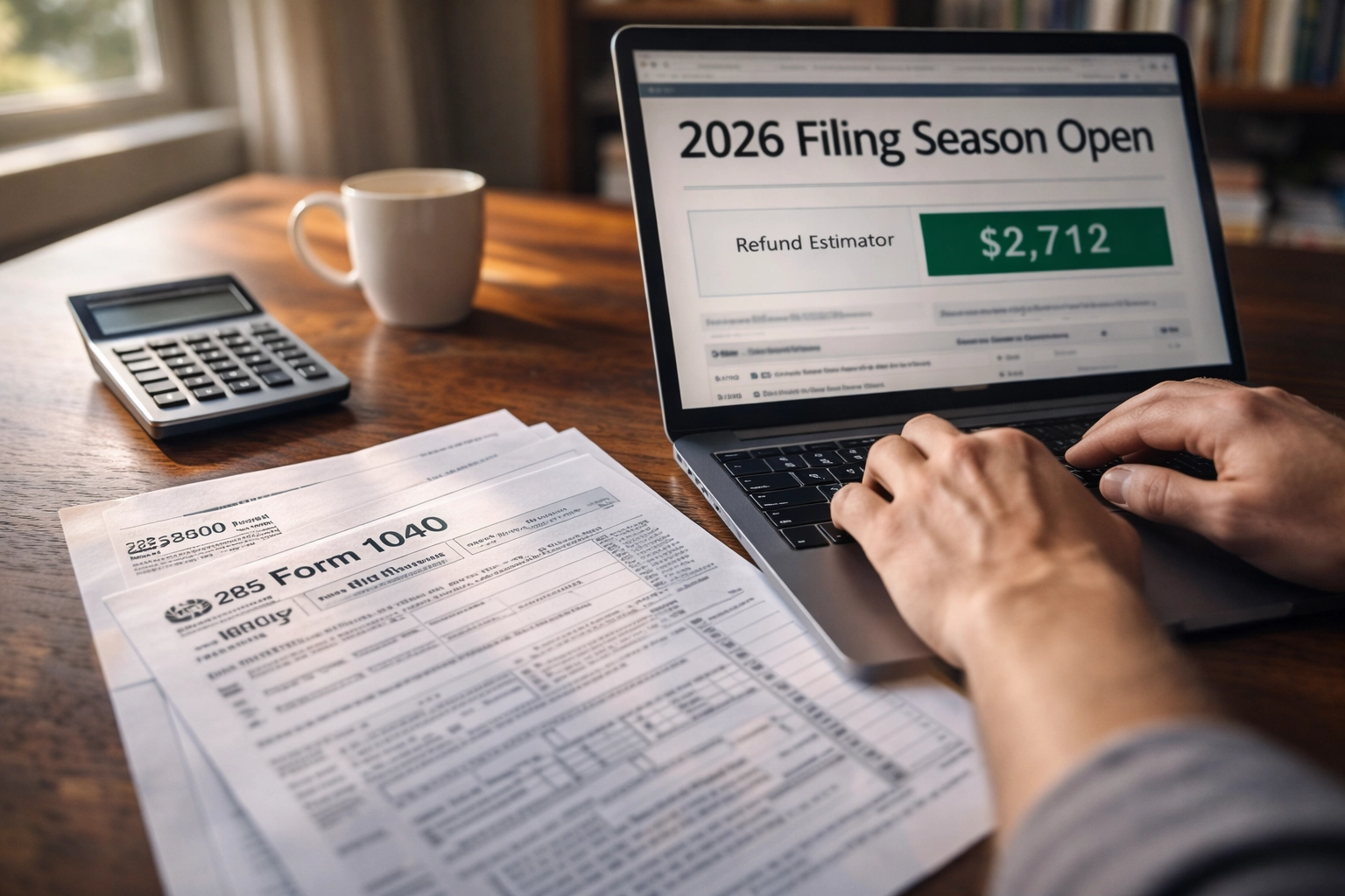 IRS 2026 Tax Filing Season Opens: 2,476 Refund, 6,000 Senior Deduction & Inflation Shields