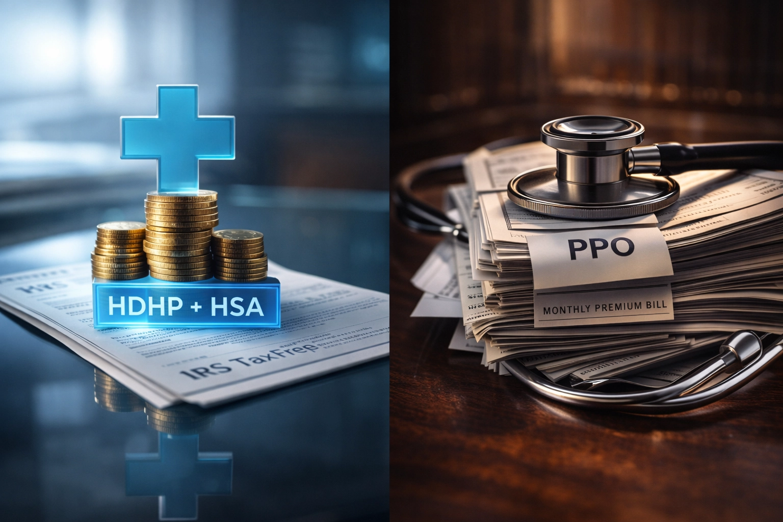 HDHP vs PPO 2026: $300 vs $100, Why HSA Wins
