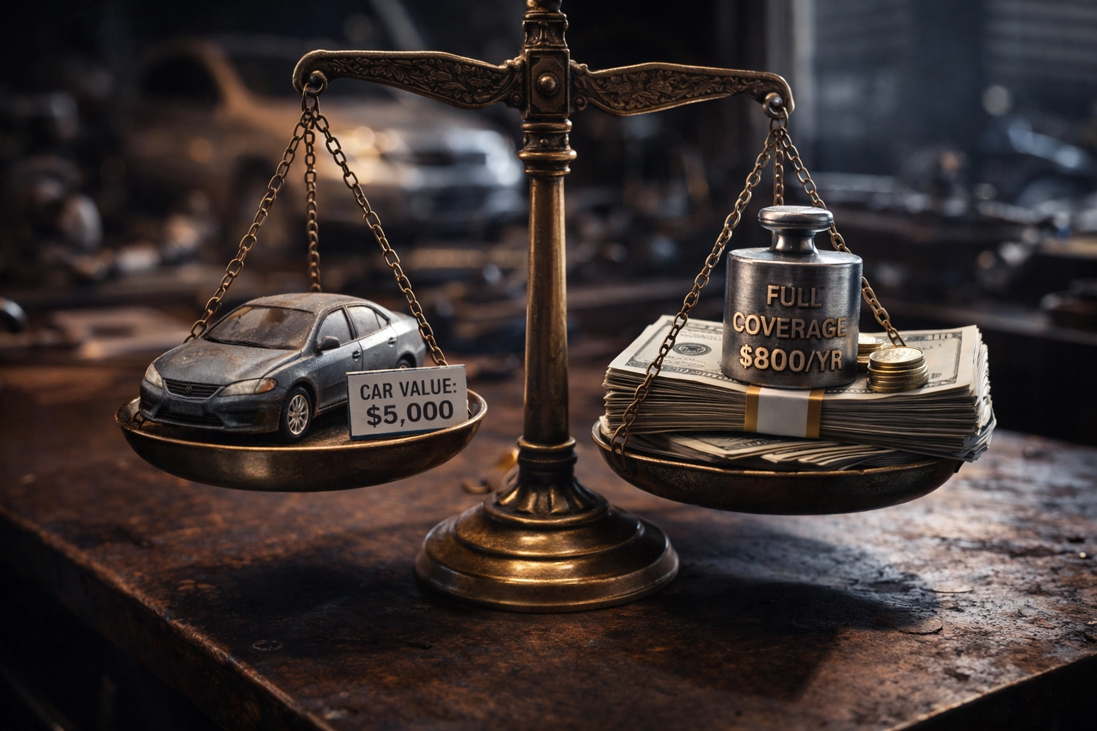 Stop Overpaying for Car Insurance: 10% Rule vs Full Coverage on $5,000 Cars