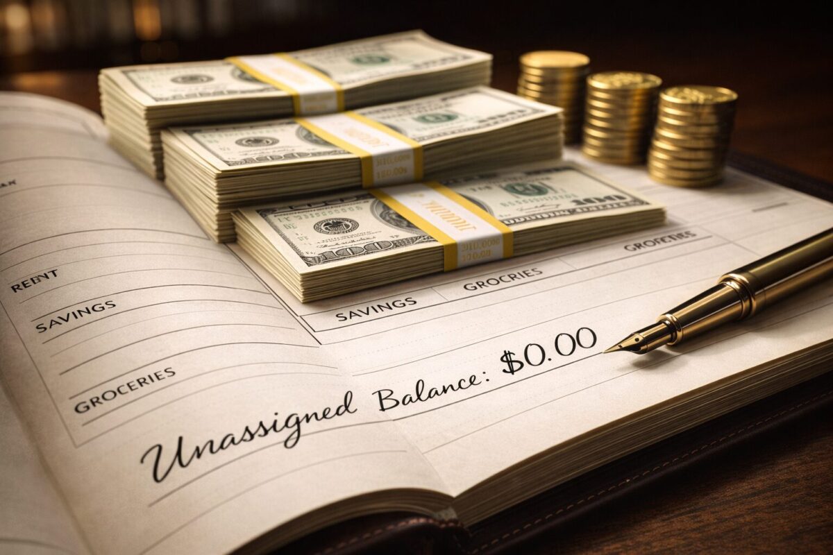 Zero Based Budgeting Finance Concept