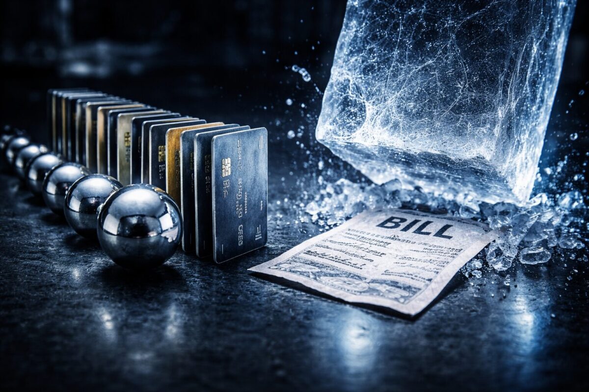 Debt Snowball vs Debt Avalanche Method Strategy Concept