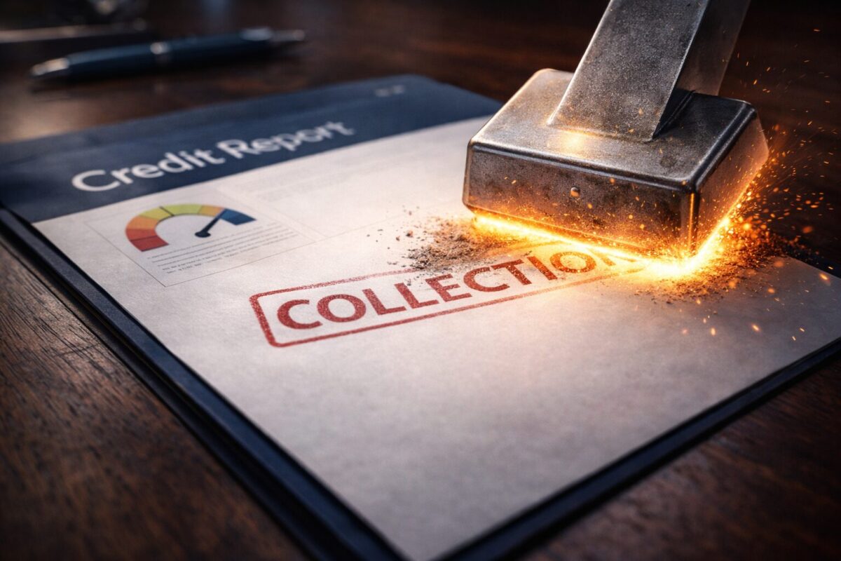Remove Collections from Credit Report FCRA Concept