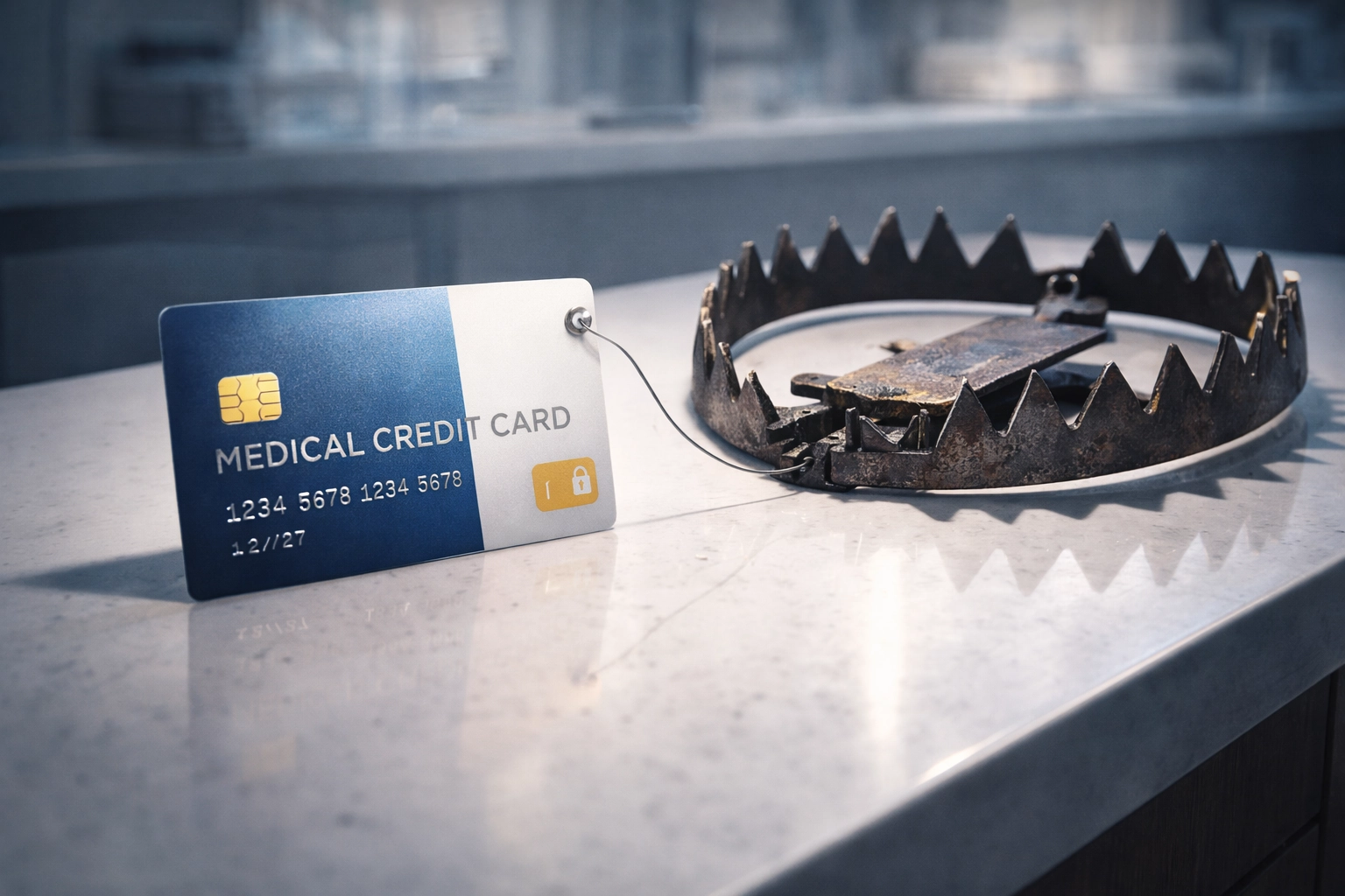 Medical Credit Card Deferred Interest Trap Concept