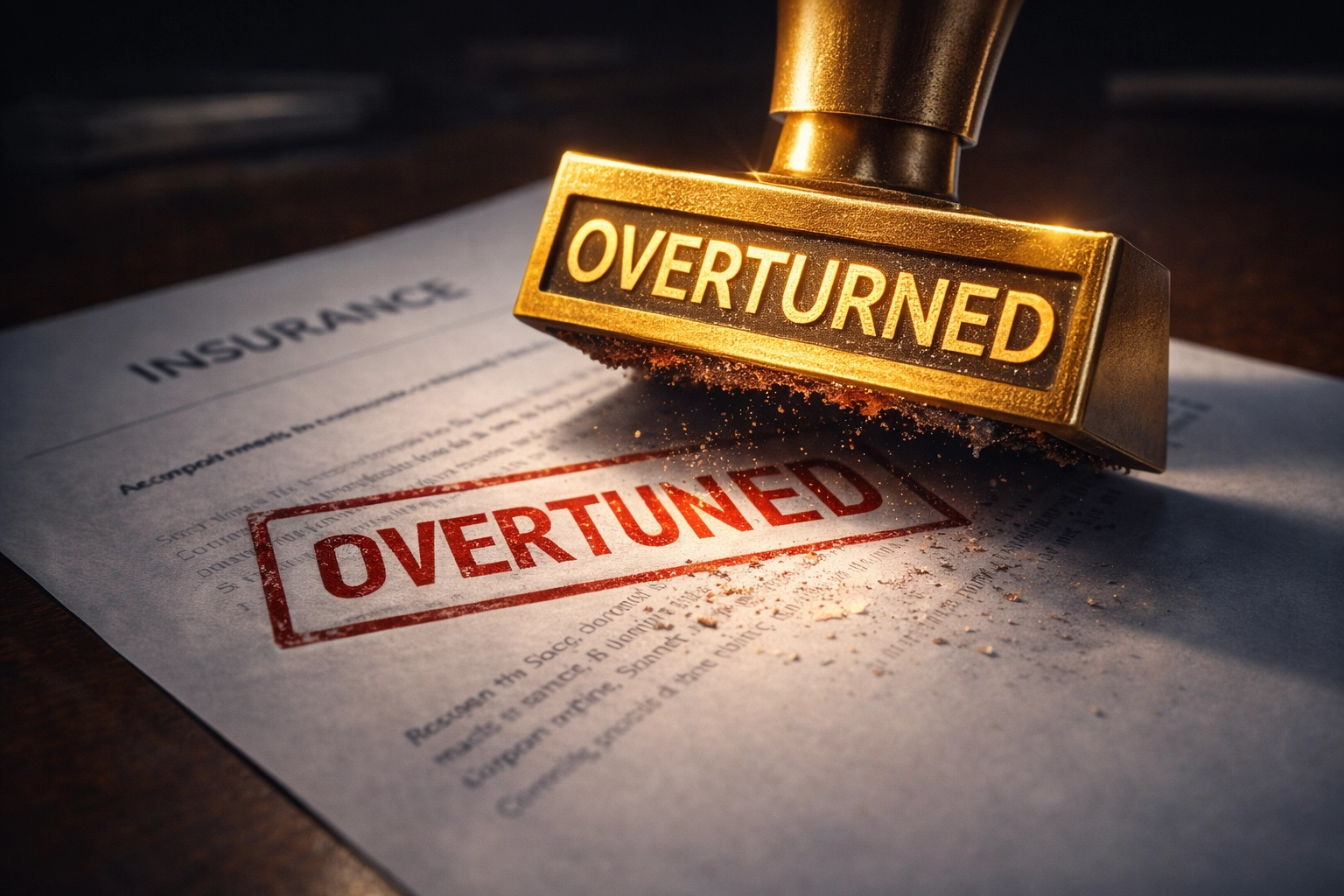 Health Insurance Denial Appeal Strategy Concept