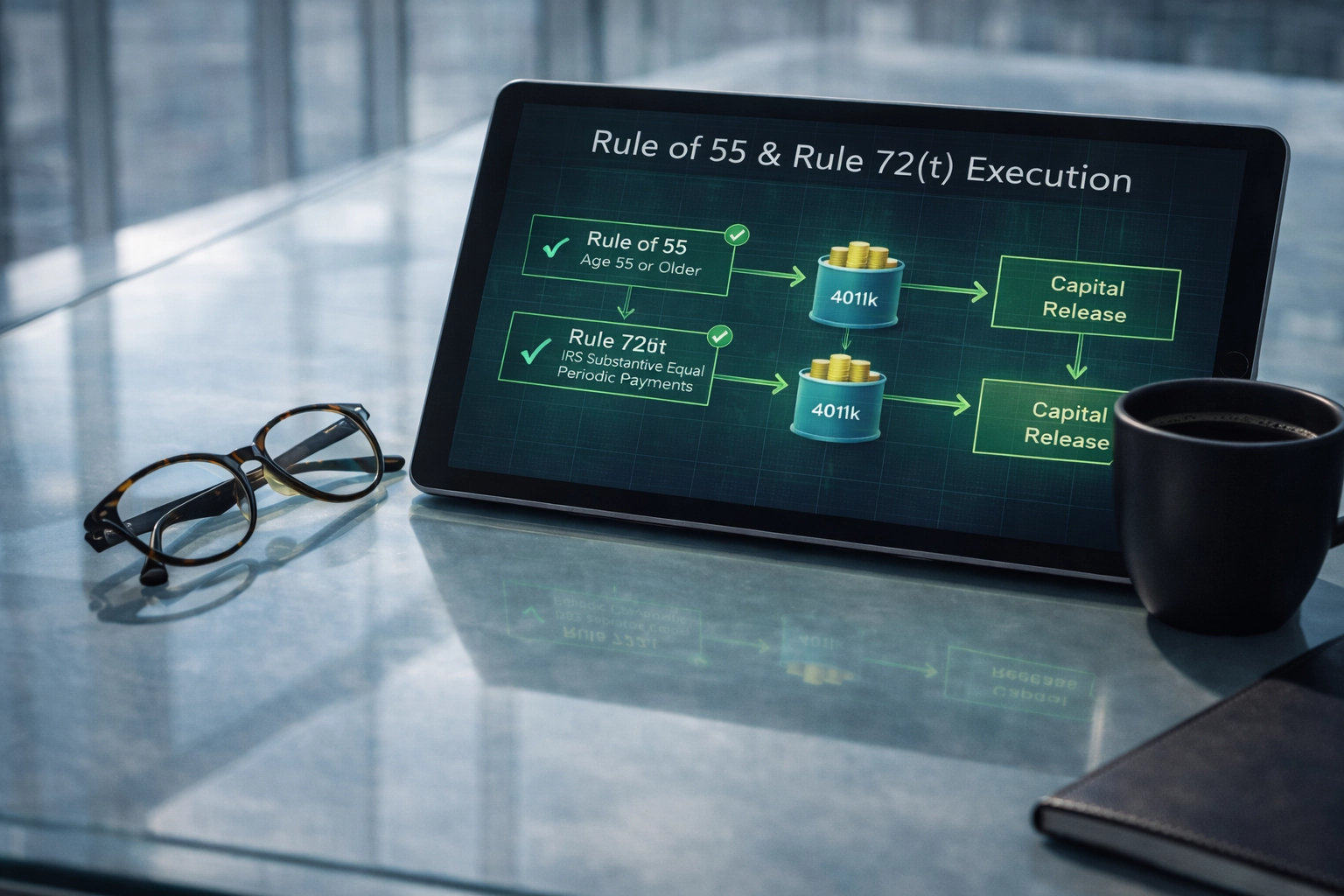 rule of 55 early retirement 401k strategy