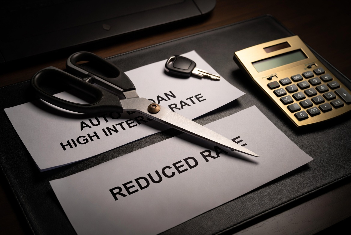 How to Refinance Auto Loan Save Money Concept